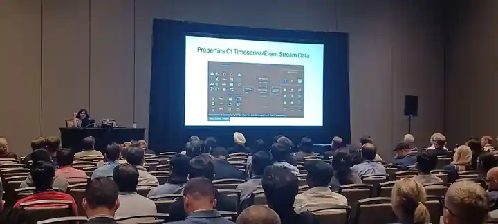Mou Rakshit presenting at Microsoft Fabric Community Conference 2025